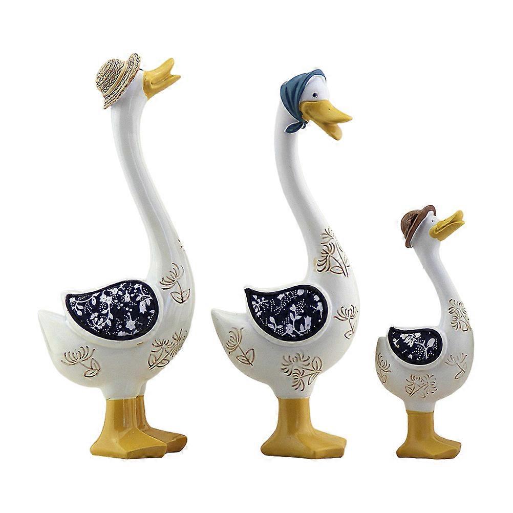 Desktop Adornment Duck, Resin Made for Brightness, Practical Decor