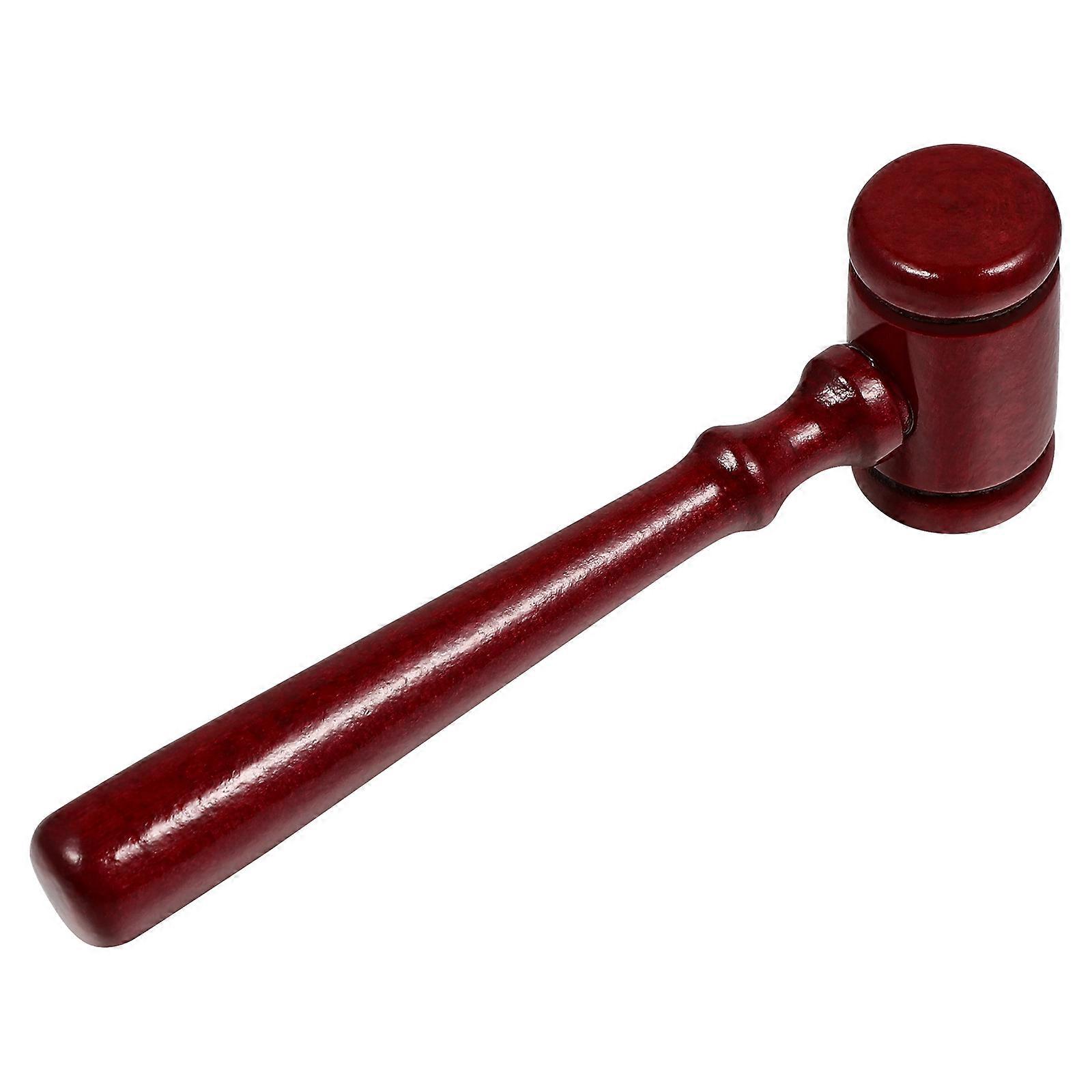 5pcs Wooden Judge Gavels Small Auction Hammers Role Play Toys for Children