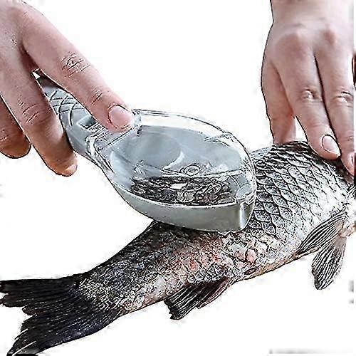 Fish Scaler fasting Scale Remover Descaler Tool Skin Brush Scraping Cleaning Peeler Scraper