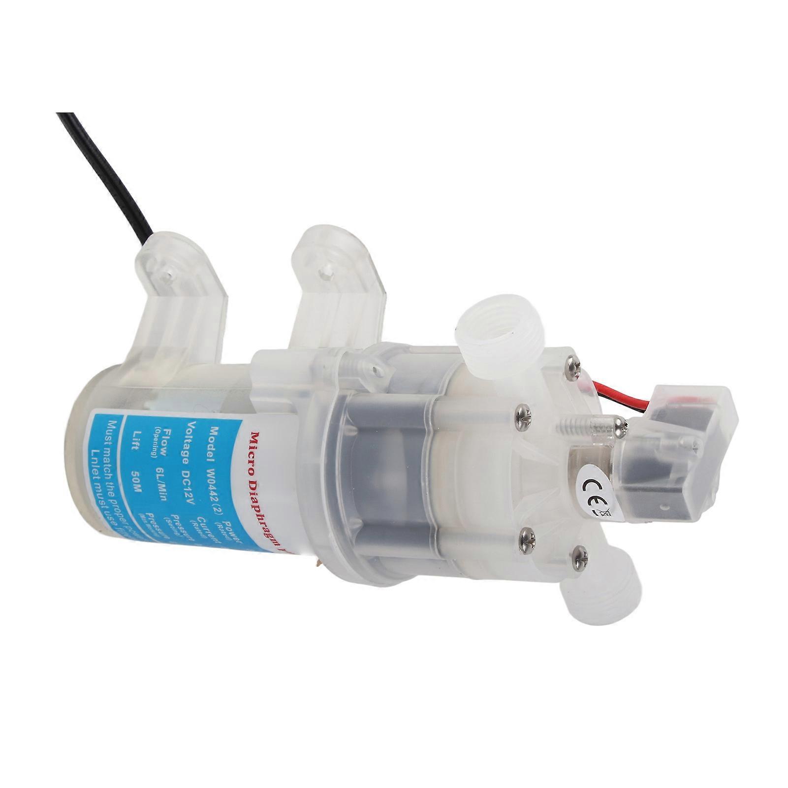 Micro Diaphragm Pump W0442 12V 80W 6L/min Portable Low Noise