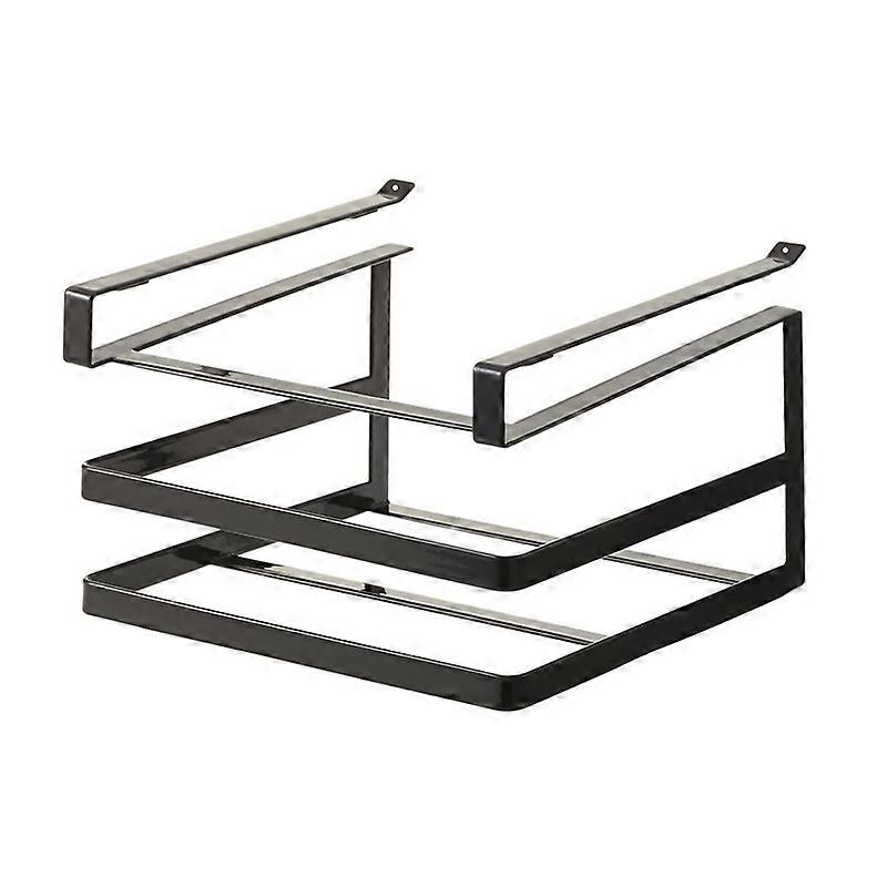 Double-layer Punch-free Kitchen Wall-Mounted Cutting Board Rack