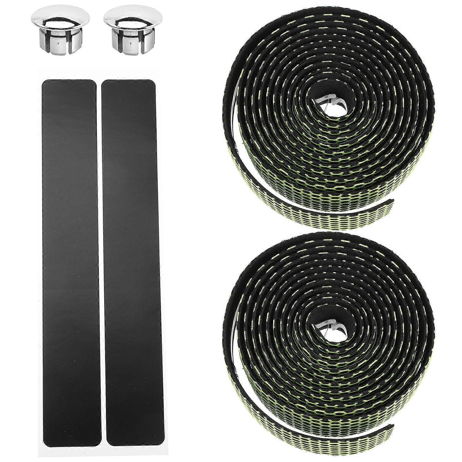 EVA Shock Absorbing Bike Handlebar Tape Wrap – Lightweight, Breathable Grip Cover for Road Bikes to Reduce Hand Fatigue on Long Rides – Yellow