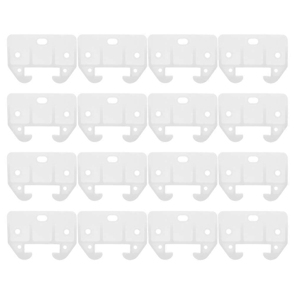 16Pcs Plastic Drawer Track Guides Rail Slides Replacement Furniture Parts for Cabinet
