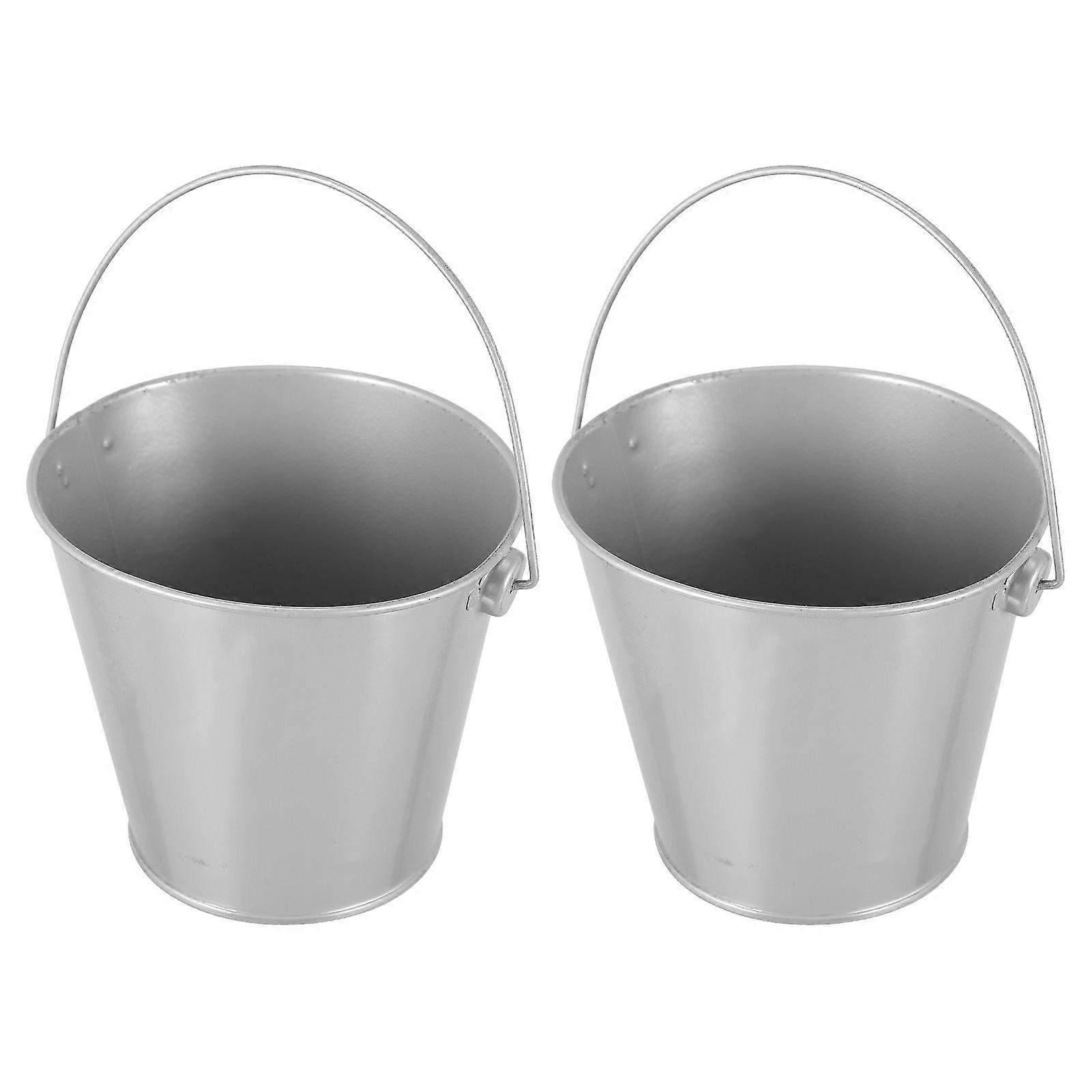 Snack Containers For Carrying Fries And Fried Chicken Made Of Stainless Steel 2Pcs