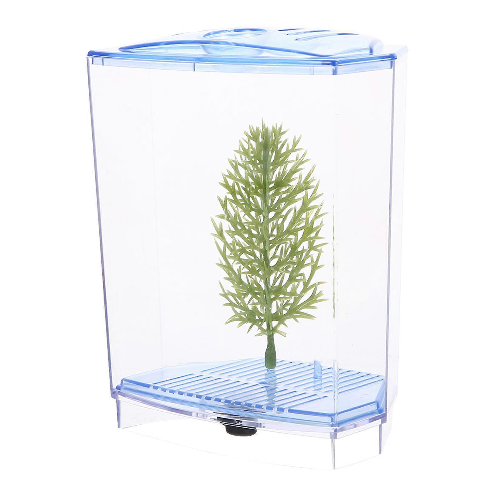 Compact Mini Aquarium Designed For Office Desktop Use Ideal For Hydroponic Planting 1Pcs