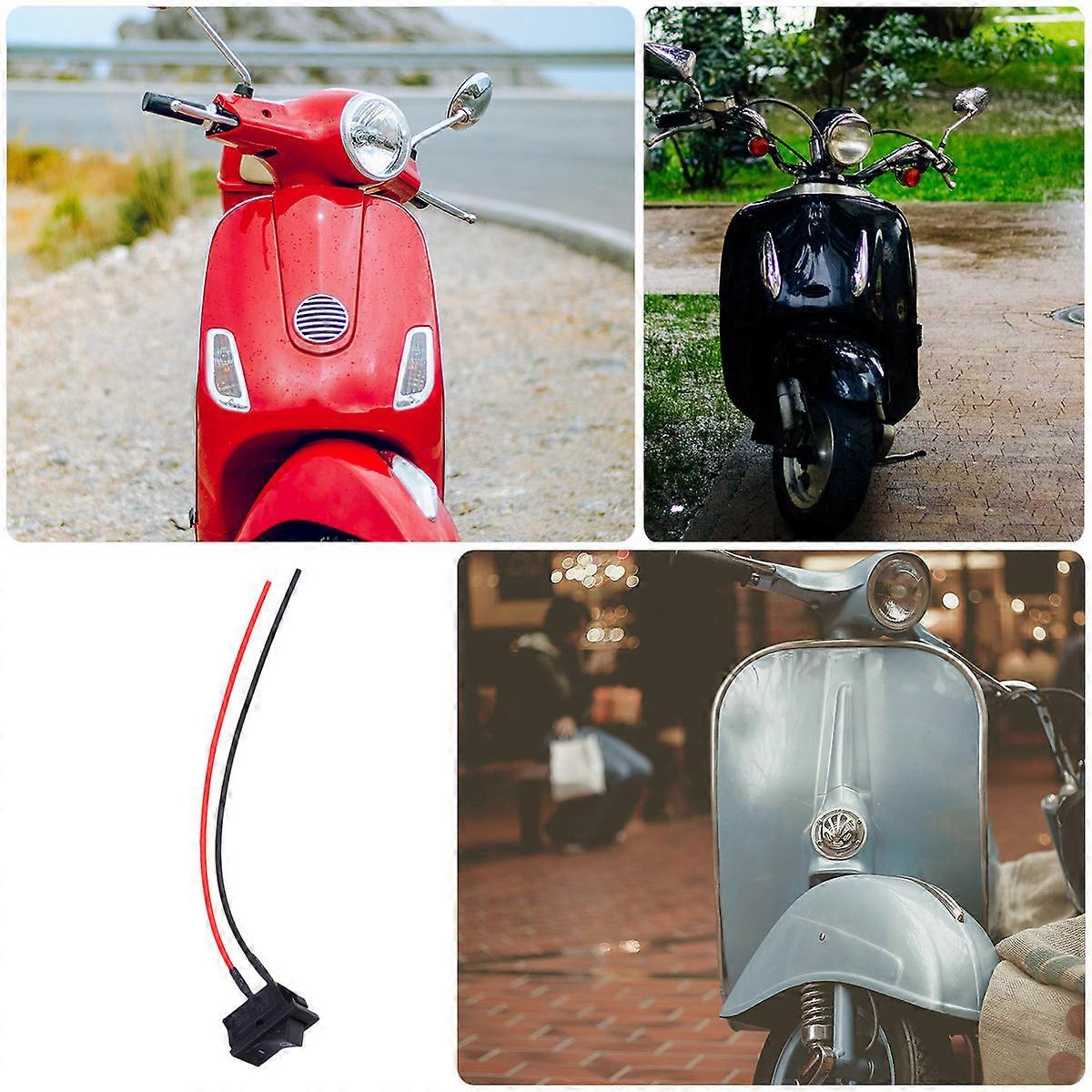 10Pcs Motorbike Horn Set for Electric Vehicles Sturdy Rocker Button with Double Flash Function 5pcs Each in