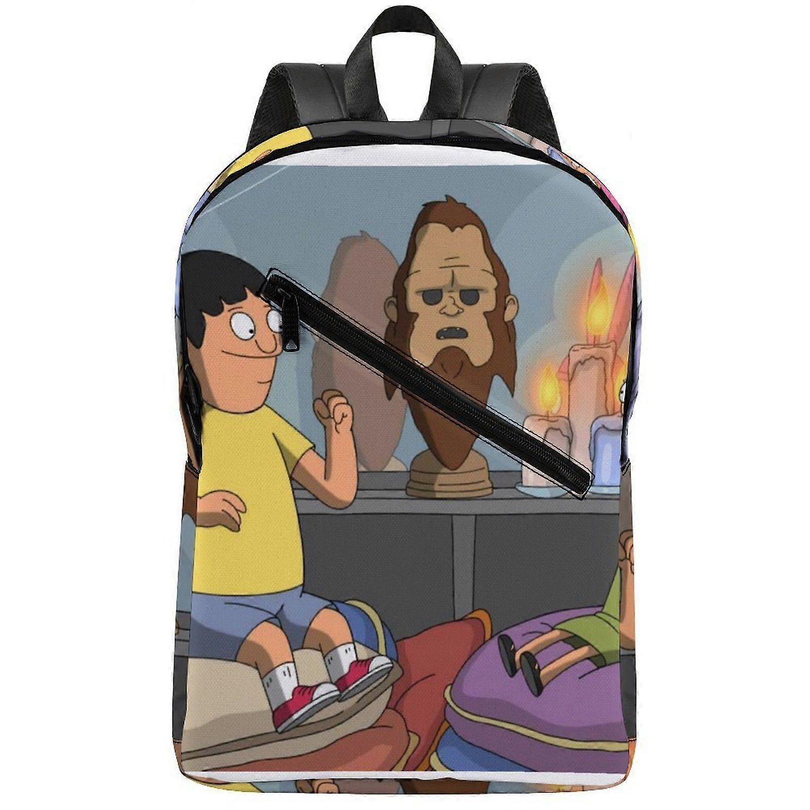 w2398 ボブスバーガー快適なセミフルプリントバックパック、通気性のあるパッドとクッション性のあるバックサポートu2398