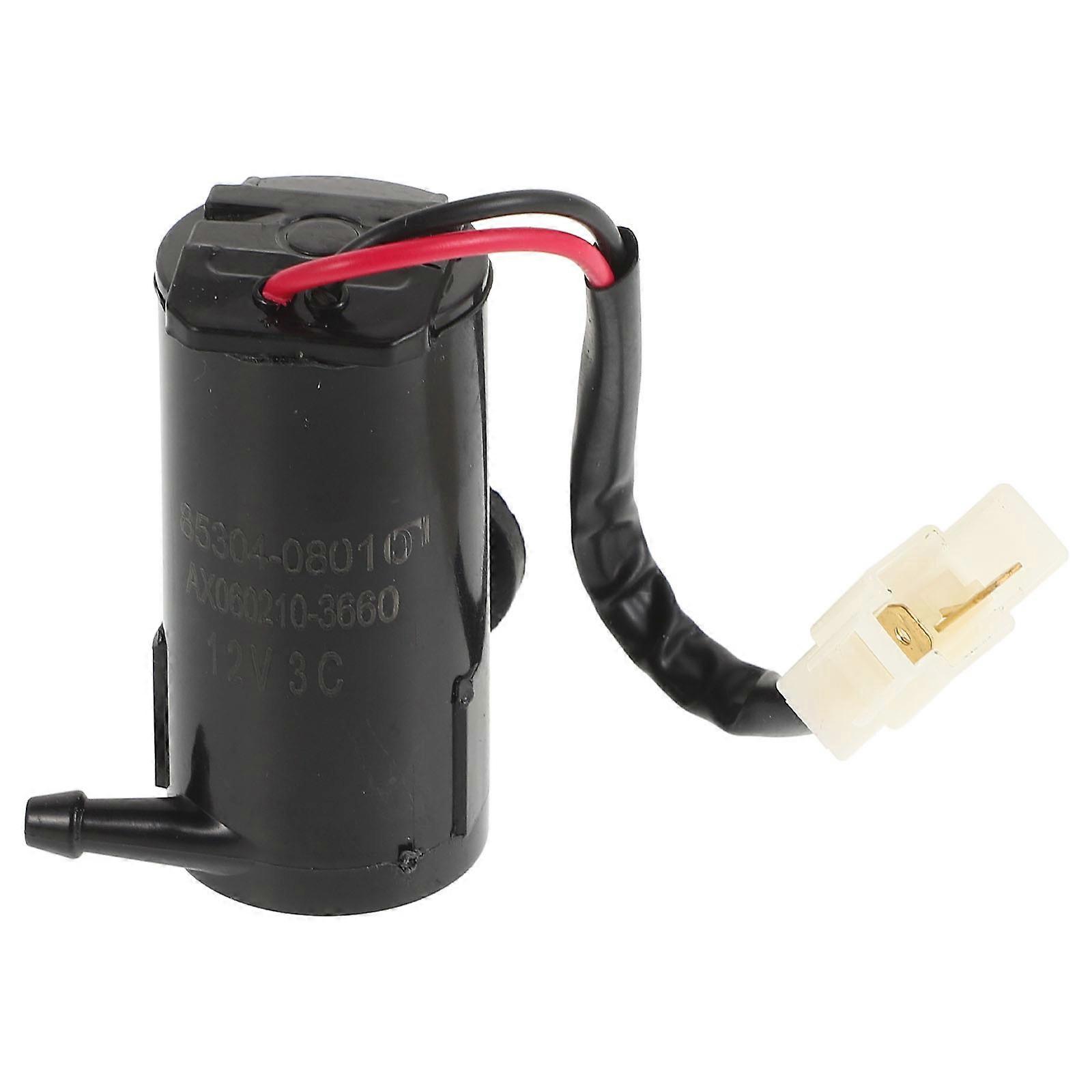 Durable Windshield Washer Motor with Wire – Compatible with Various Car Models, Uniform Spray Design for Efficient Cleaning, DIY Installation, Robust