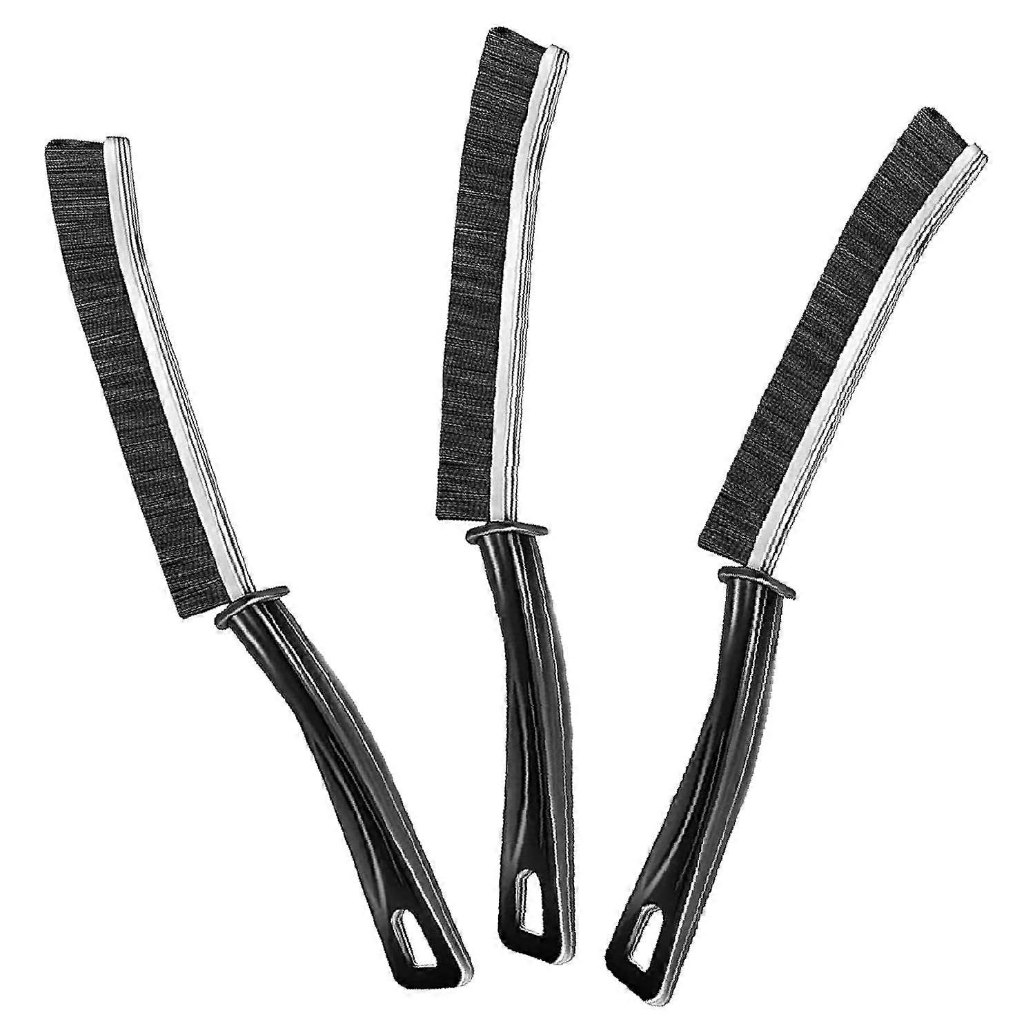 Cleaning Brush Set, 3-Pack Versatile Joint and Corner Cleaning Brushes for Deep Cleaning Windows, Slide Rails, and Tile Floors