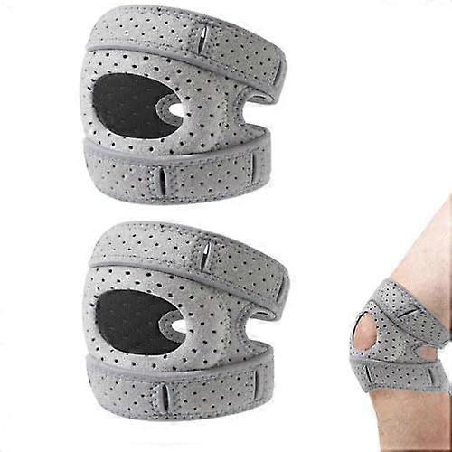 Knee Brace for Meniscus Support, Adjustable Knee Pads for Sports, Outdoor Activities, Gray, Suitable for Dancing and Climbing