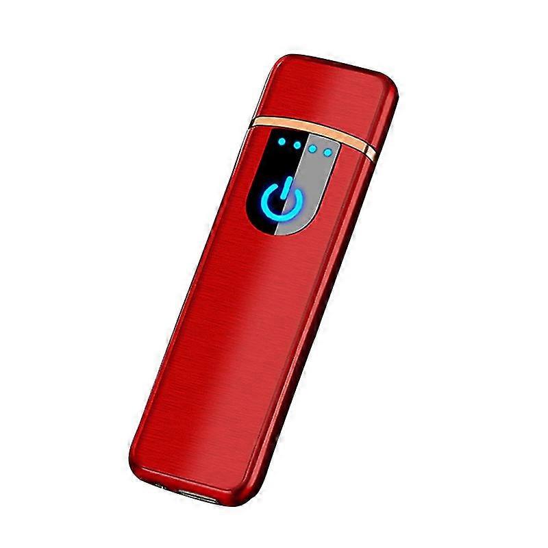 USB Rechargeable Windproof Touch-sensing Cigarette ignitor Collectible Men Gift