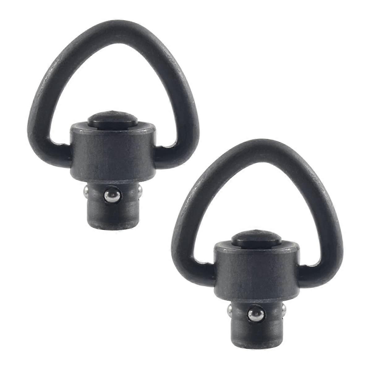 QD Quick Detachable Swivel Mount 1-Inch Loop Matte Sand Finish Compatible with Various Firearms 2-Pack