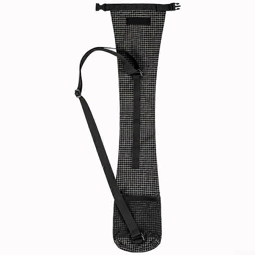 Trekking Pole Storage Bag 70 Cm Poles, Double Layer Bottom, Folding Portable Cane Case, Outdoor Hiking Mesh Bag