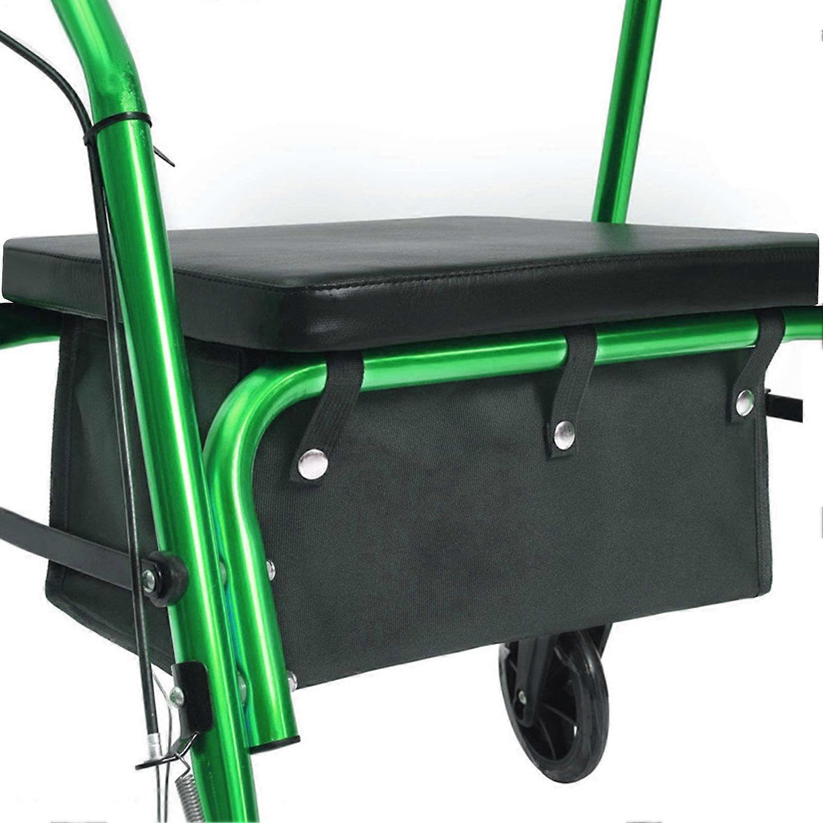 4 Wheel Walker with Bag | Lightweight, Water-Resistant, Removable Design for Daily Use and Travel Comfort