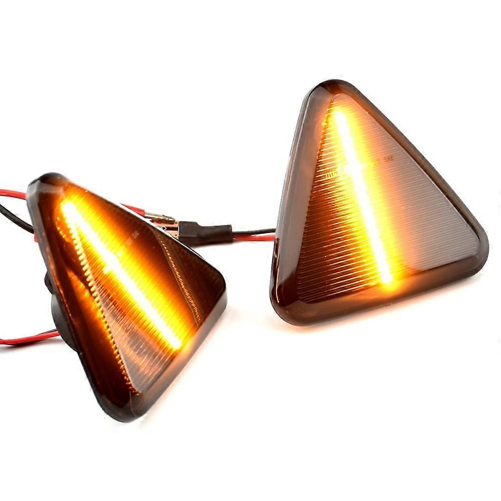 Car Turn Signal Lights Dynamic Turn Signal Light For Mitsubishi Colt CZ3 20042008 Rearview Mirror Indicator BNoir