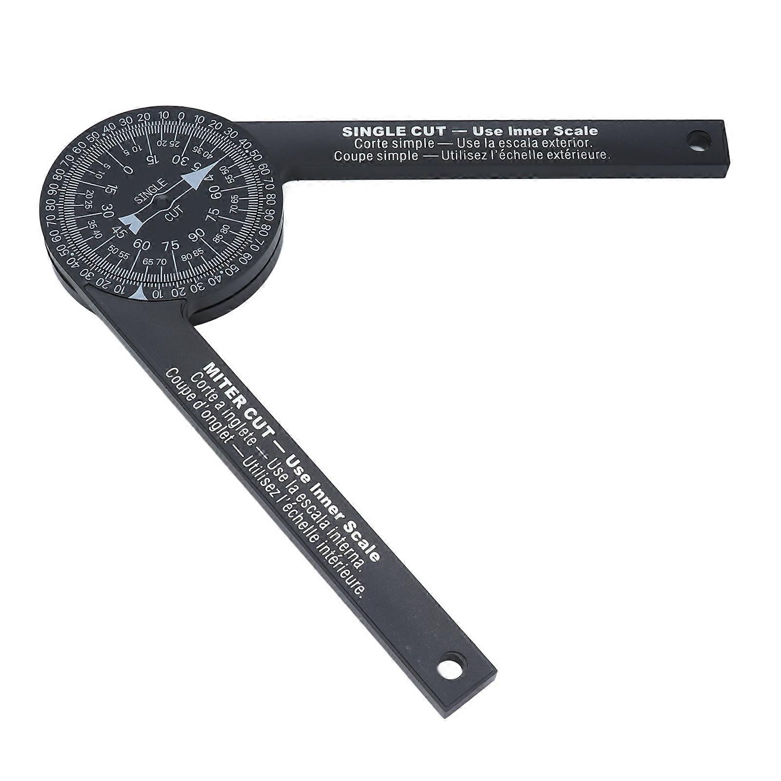 Angle Finder Protractor 360° Rotation Portable 2.47oz Plastic