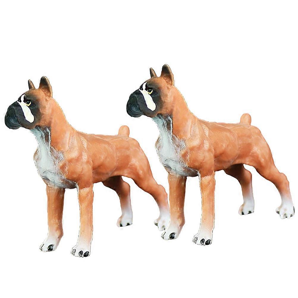 Cute Realistic Dog Figurines Miniature Statues for Home Decor, Desktop, and Gifts for Dog Lovers
