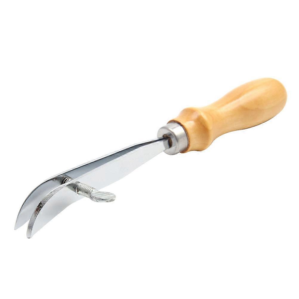 Craft Tools Creasing Edge Beveler for Leatherworking Multi Colored Steel Handle 1Set