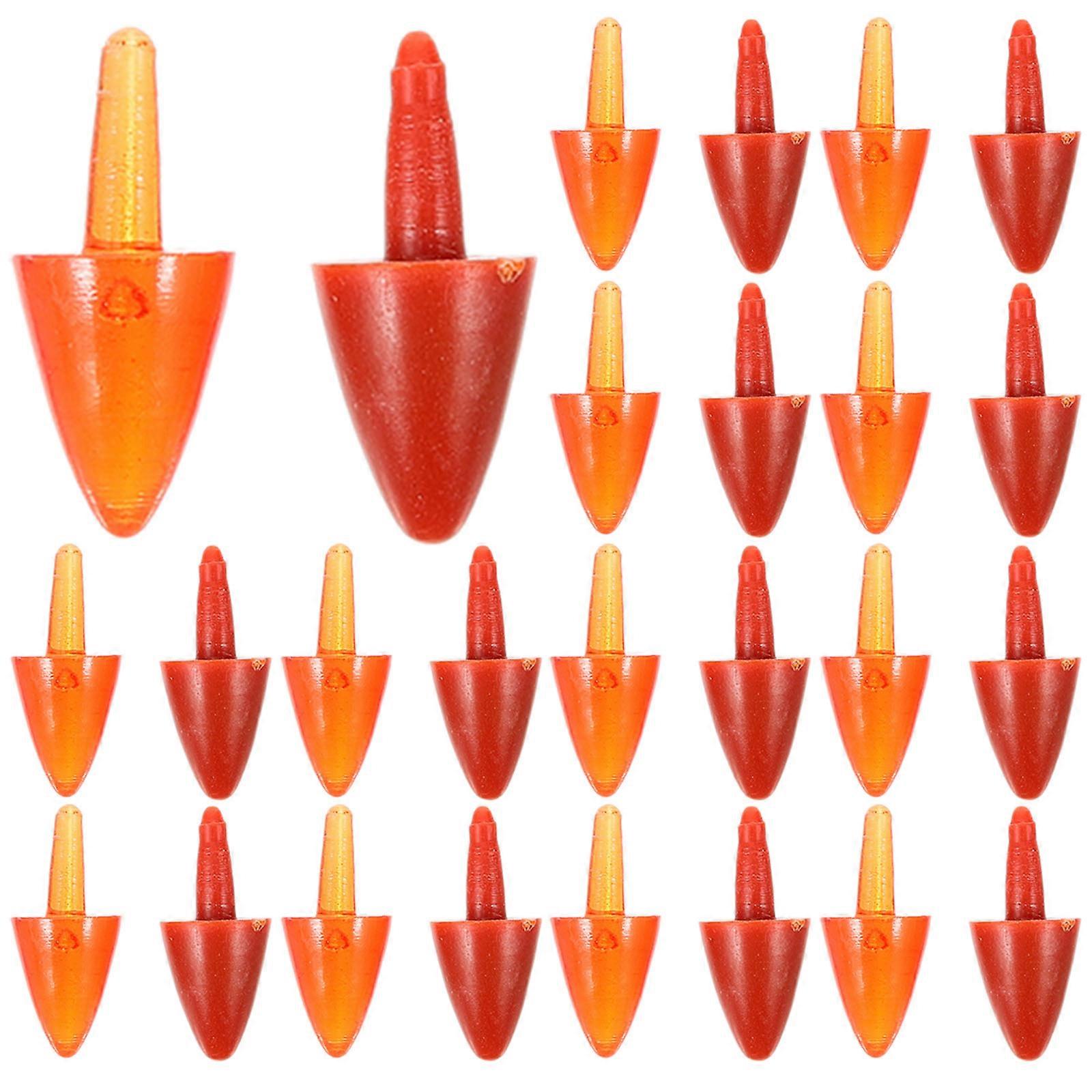 Xmas Snowman Nose 200Pcs Assorted Color Plastic DIY Creativity Boost for Decor