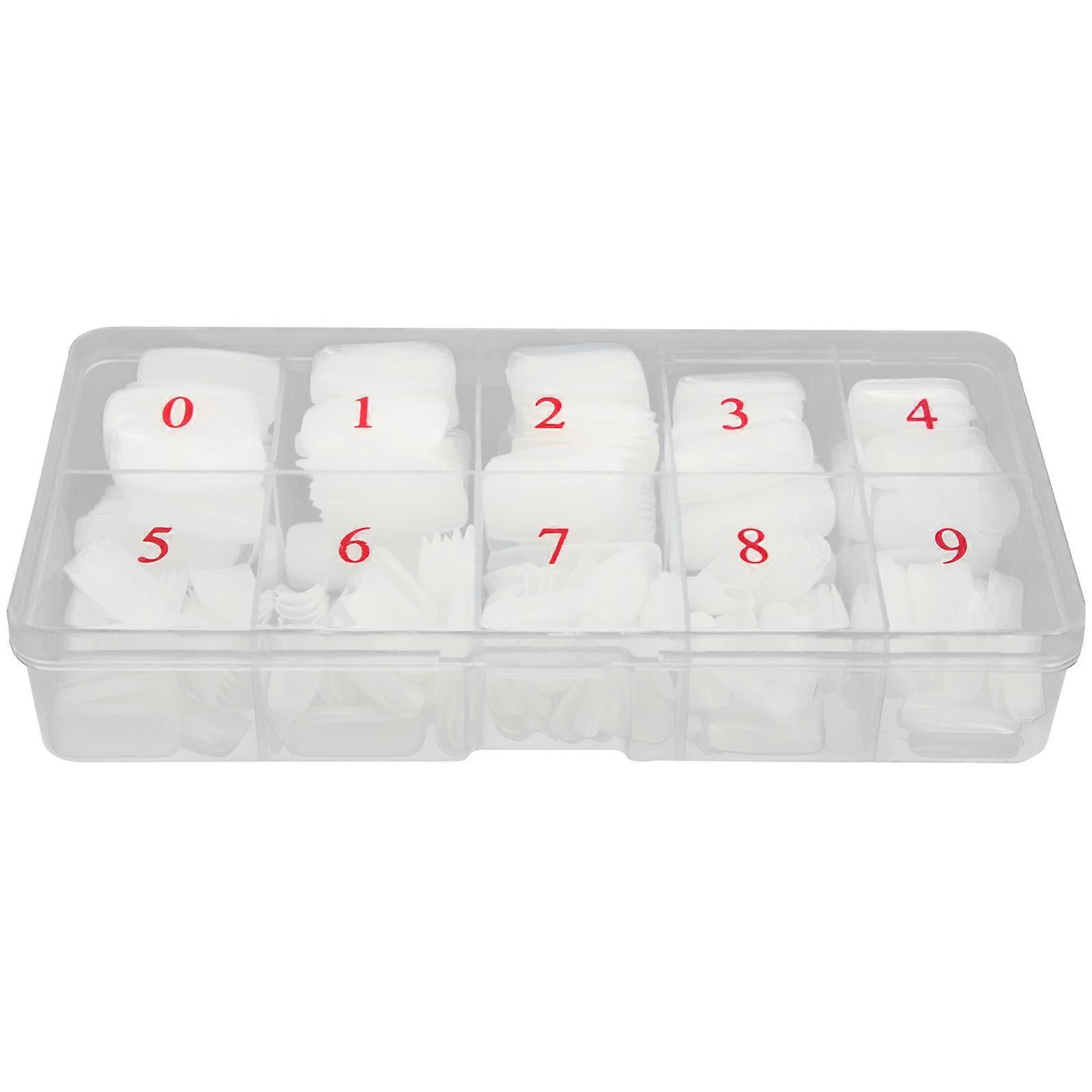 500pcs Short Fake Nails for Women Nail Art Tips and Supplies