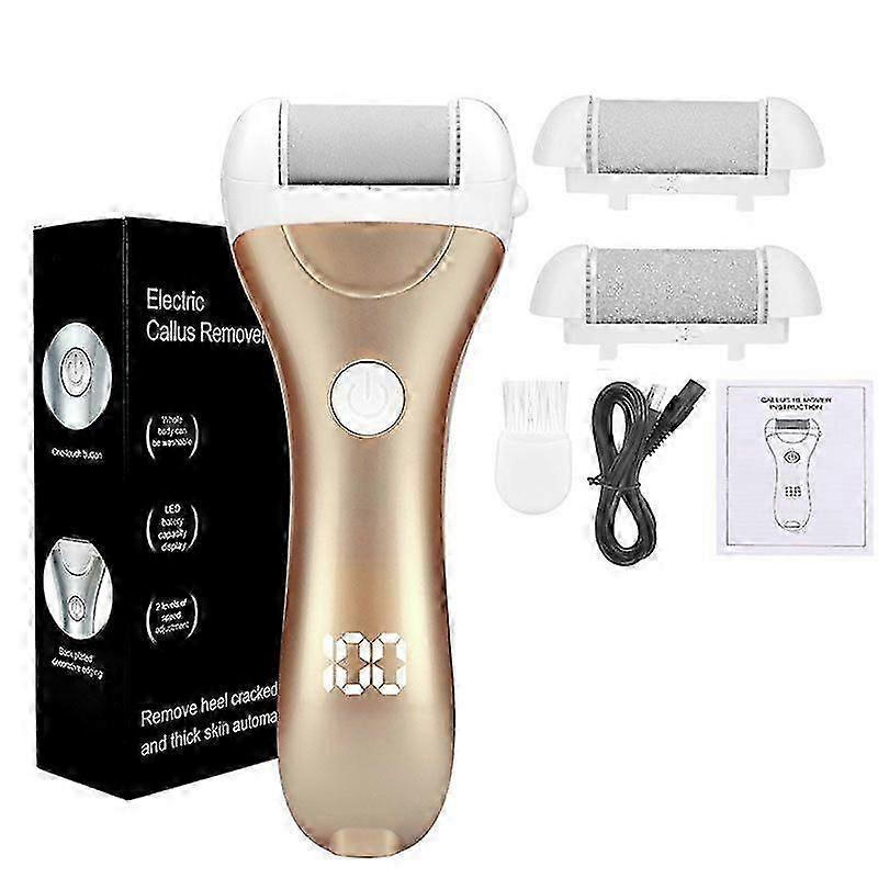 Full-body washable USB rechargeable callus remover Electric callus remover with quantity display