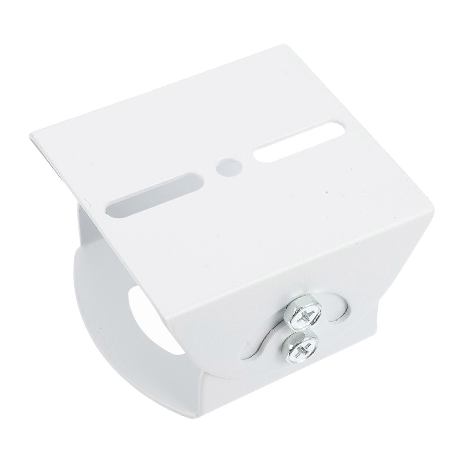 Camera Wall Mount Arm Protective Bracket for Home Security White Metal Protection 1Set