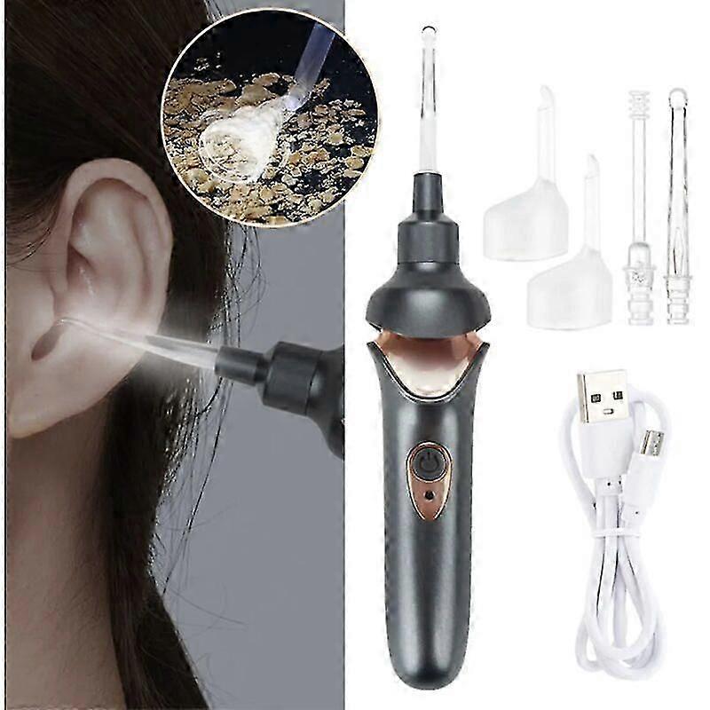 Electric Ear Vacuum, Ear Cleaner, Earwax Cleaning Tool Set for Digging Out Earwax
