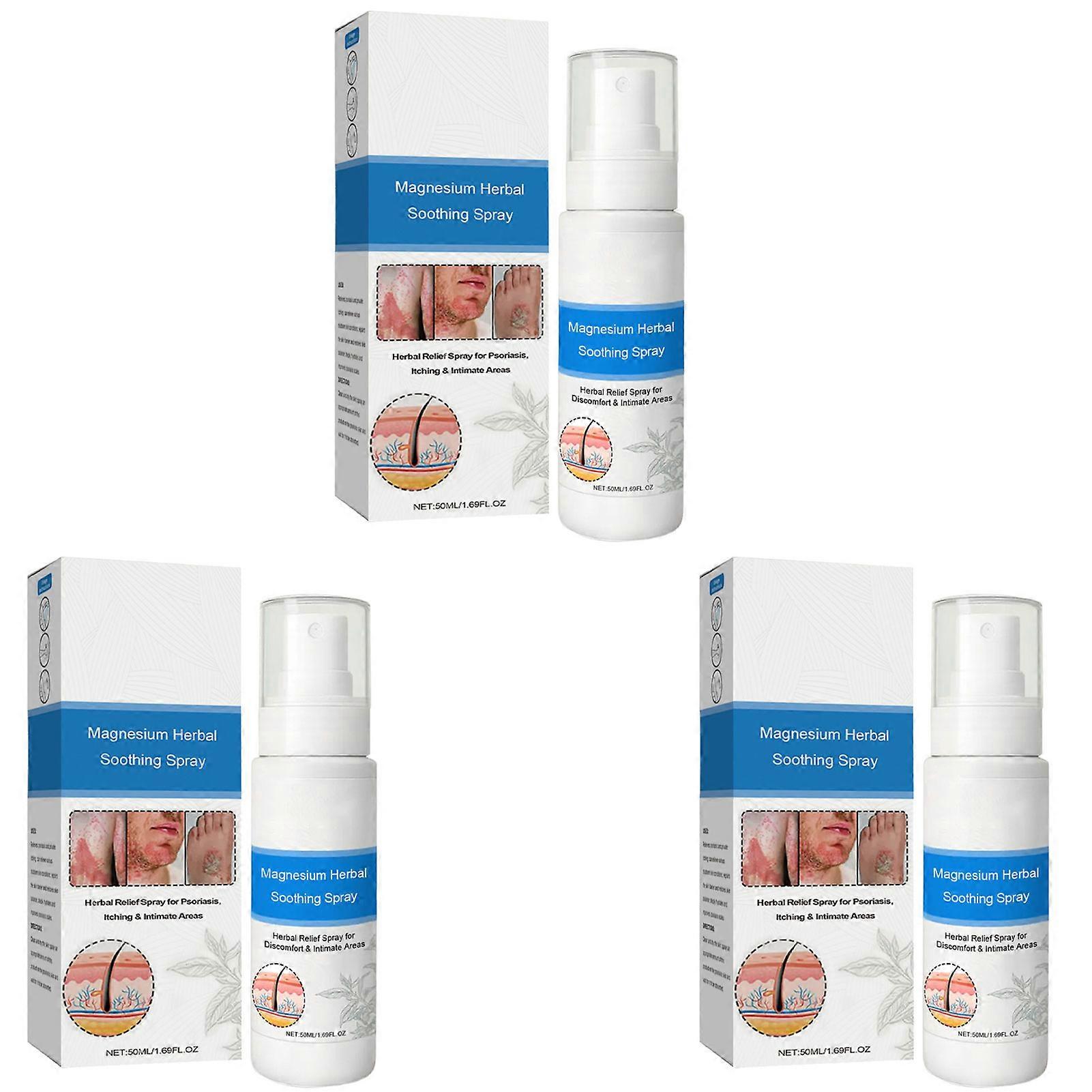 Magnesium-Oil Spray for Psoriasises Anti-Dandruff Light Redness Spray for All Skin Types