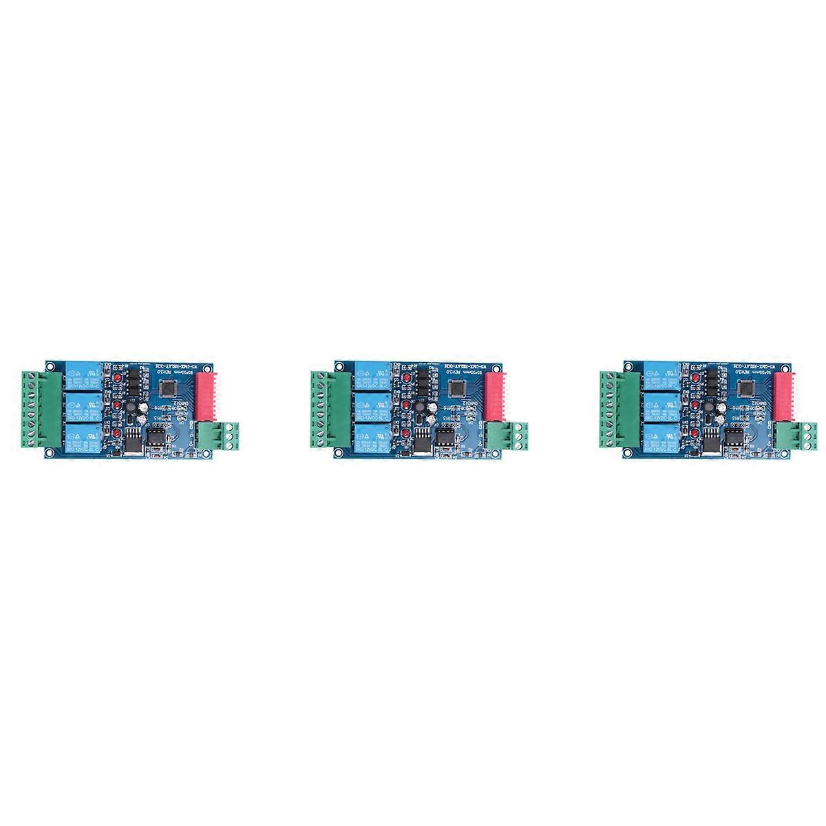 3X 3 Channel 5A DMX512 Controlled Relay Switch Kit DIY Converter Dimmer Relay