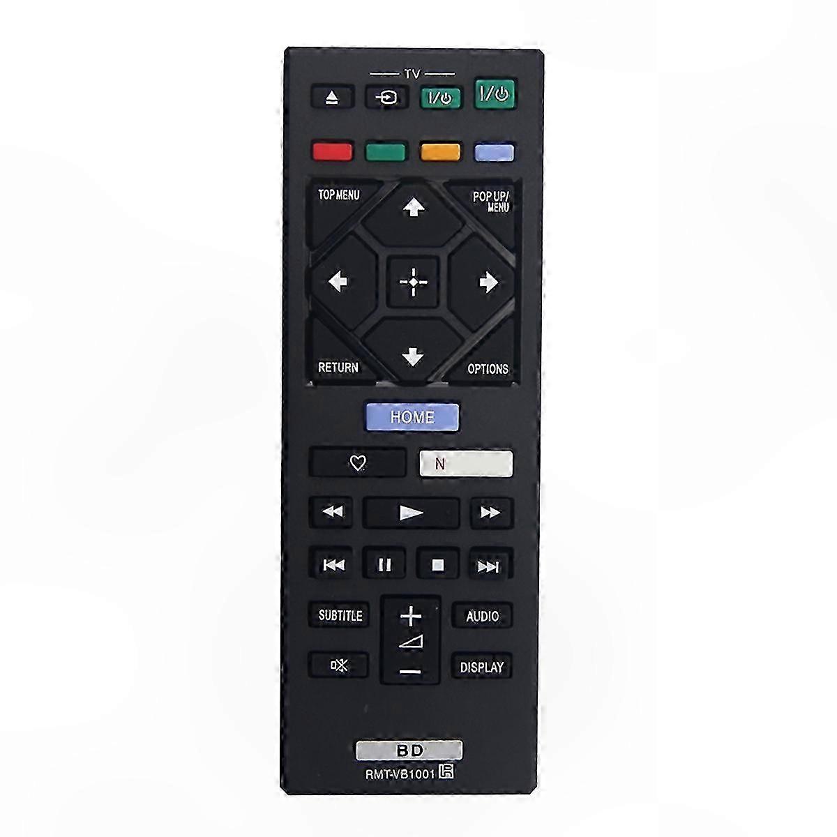 Remote Control for Blu-Ray DVD Player Model RMT-VB1001 with Advanced Playback Features and Universal Compatibility