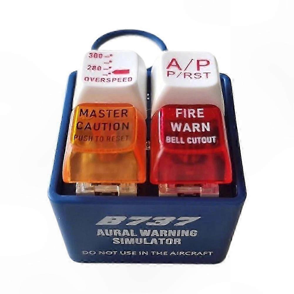 Aviation Alert Keychain with EGPWS Sound Simulation for Pilots and Crew
