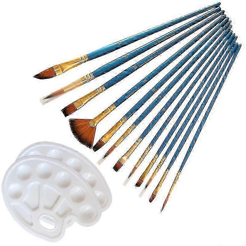 14pcs Nylon Painting Brushes