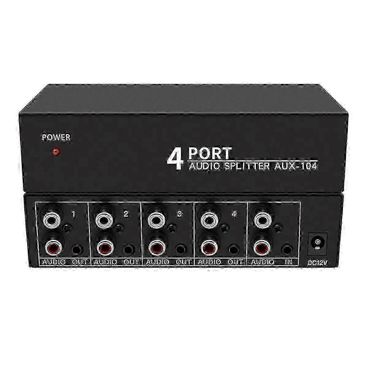 Balanced Audio Distributor 1x4 Splitter for Recording Studio