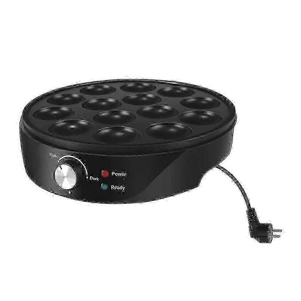 Black Health And Home Electric Takoyaki Maker Pancake Maker Nonstick Coating,easy Clean Portable(eu Plug)