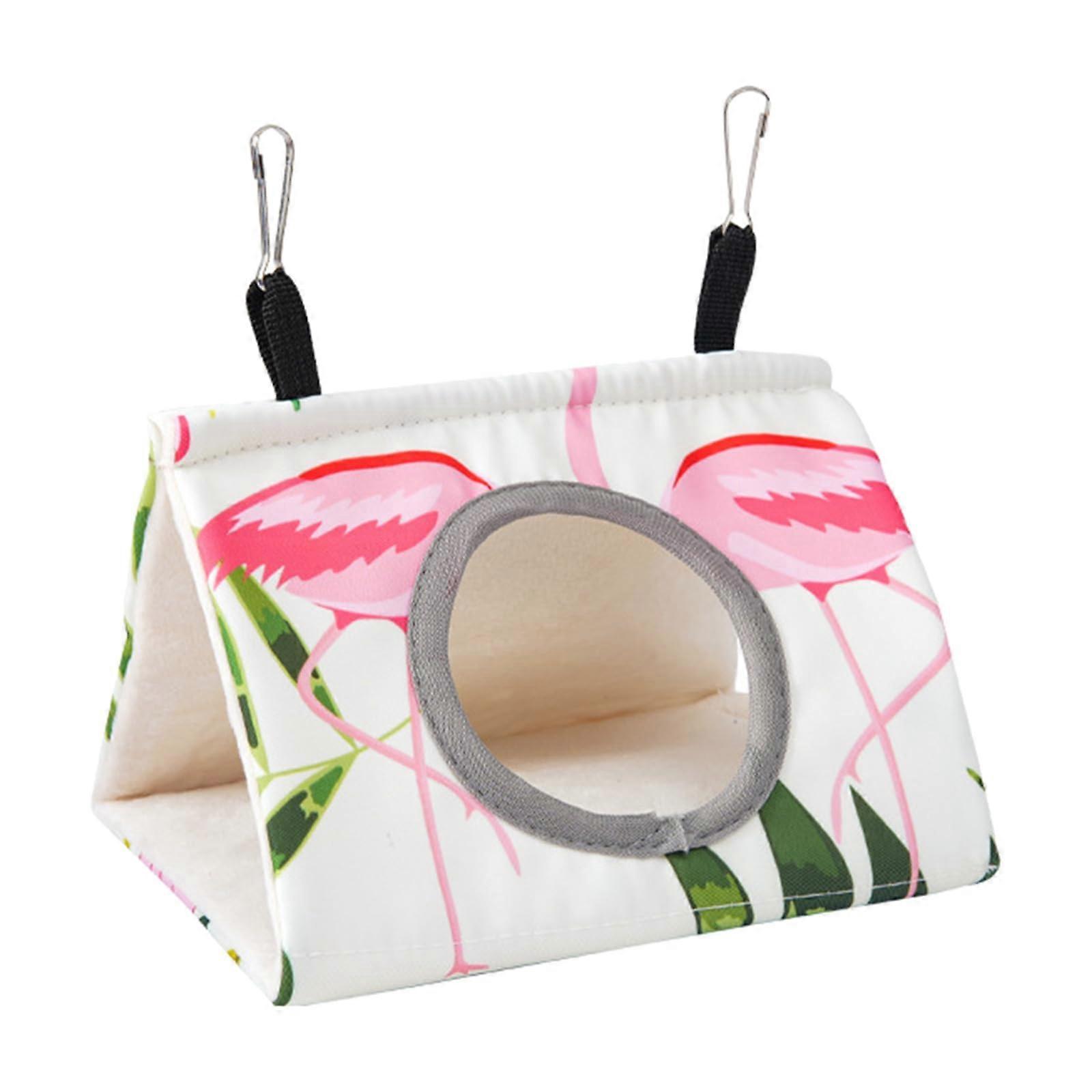 Bird Cage Hammock Bed For Small Birds Warm Plush Nest Tent, Hanging Cave For Sleeping, Cage Accessory