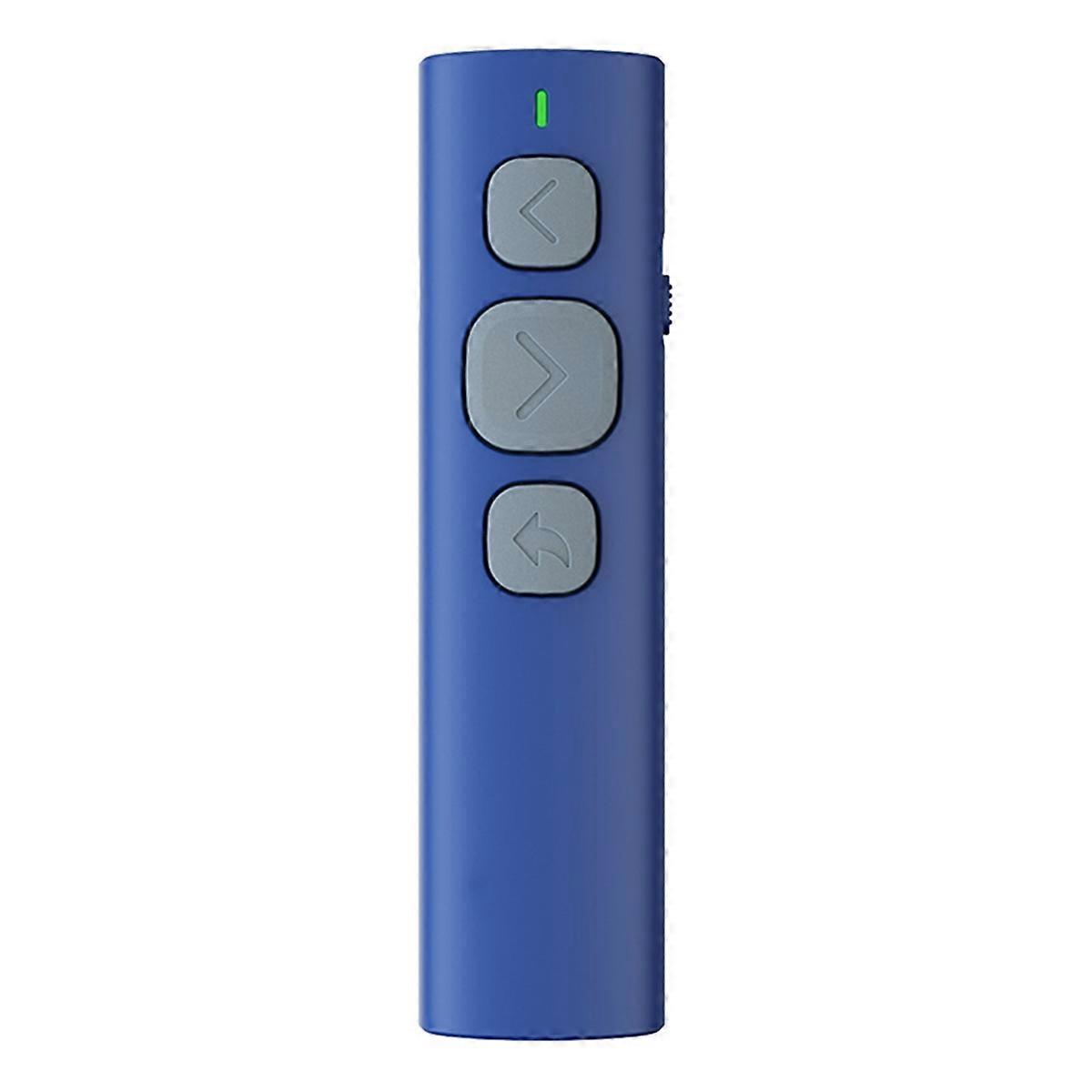 Bluetooth Remote Control for IOS Android Camera Music Page Turner E-Book Reader Short Video Swipe Blue