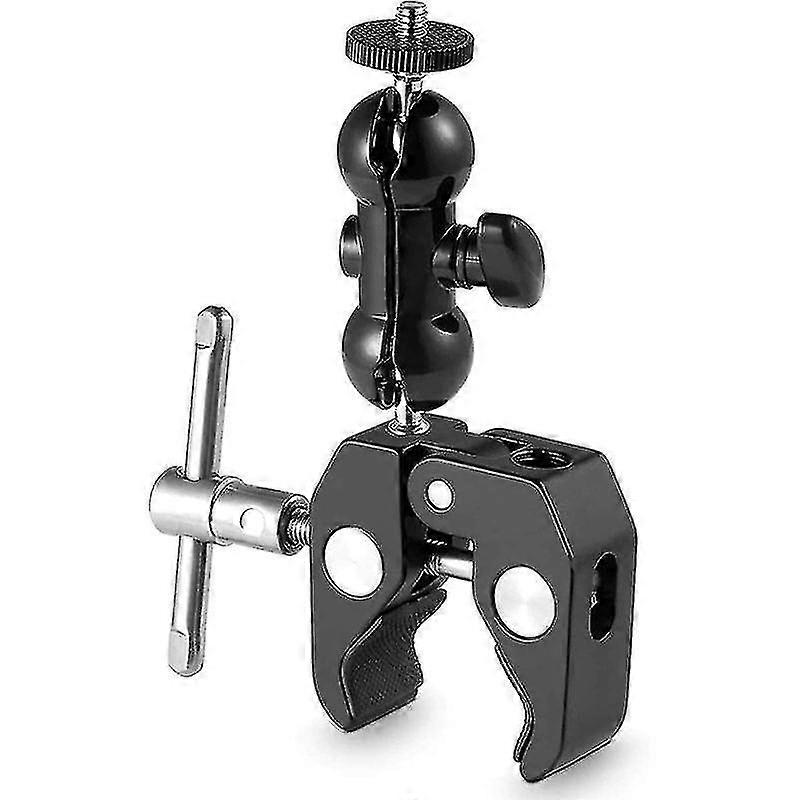 Super camera fixture installation, double ball adapter