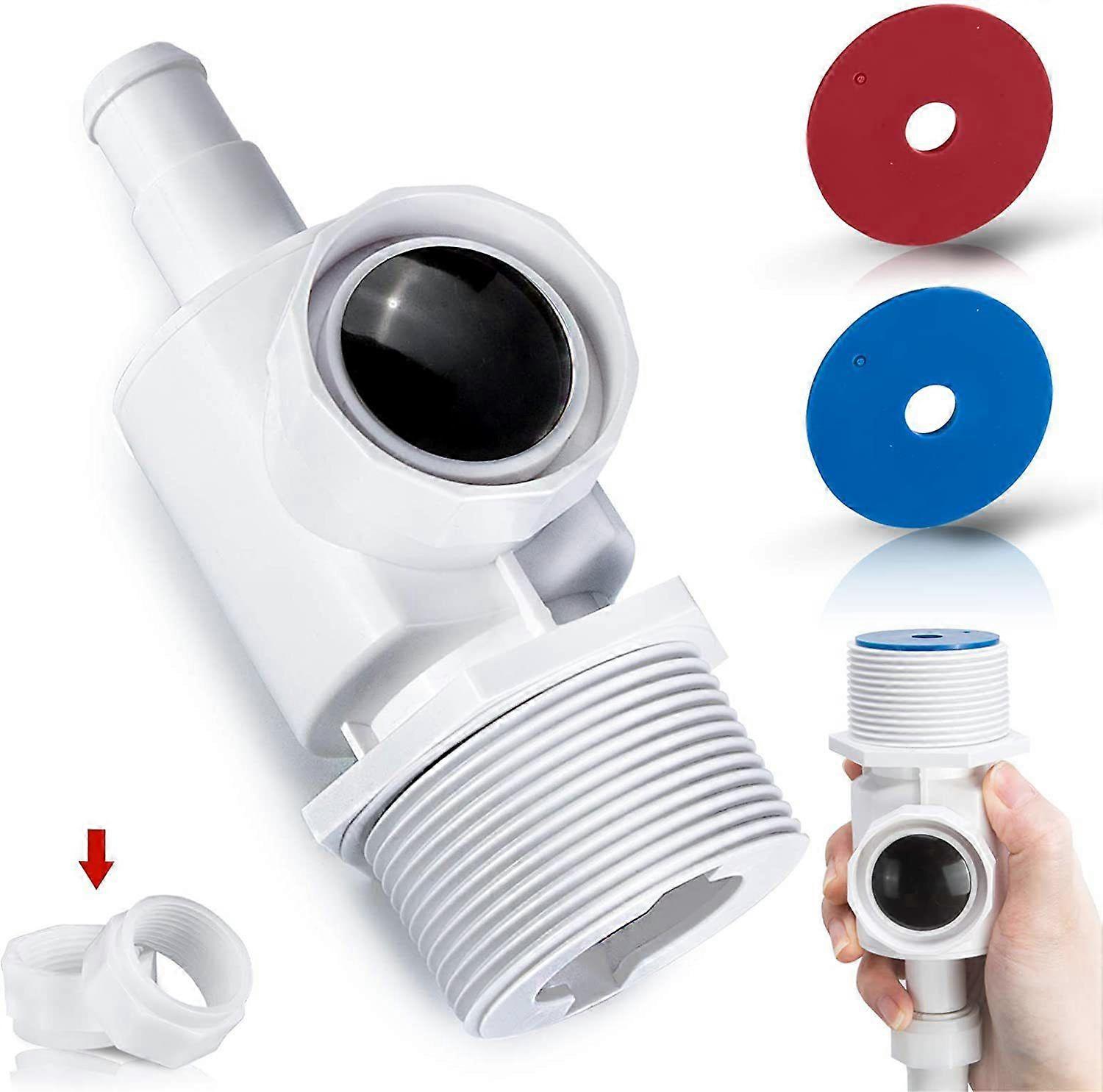 D29 & 9-100-9002 & 6-500-00 UWF Connector Compatible with Polaris Zodiac 380, 280, 180 - Pool Cleaner Replacement Part - Universal Wall Fitting - Asse