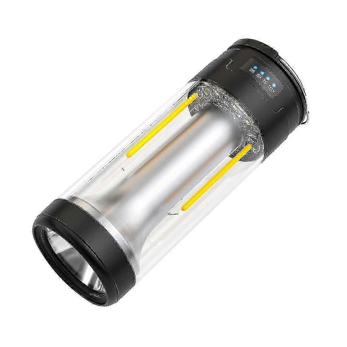 Multi-function Camping Light Outdoor Portable Lighting Rechargeable Lamp Powerful Flashlight Tent E