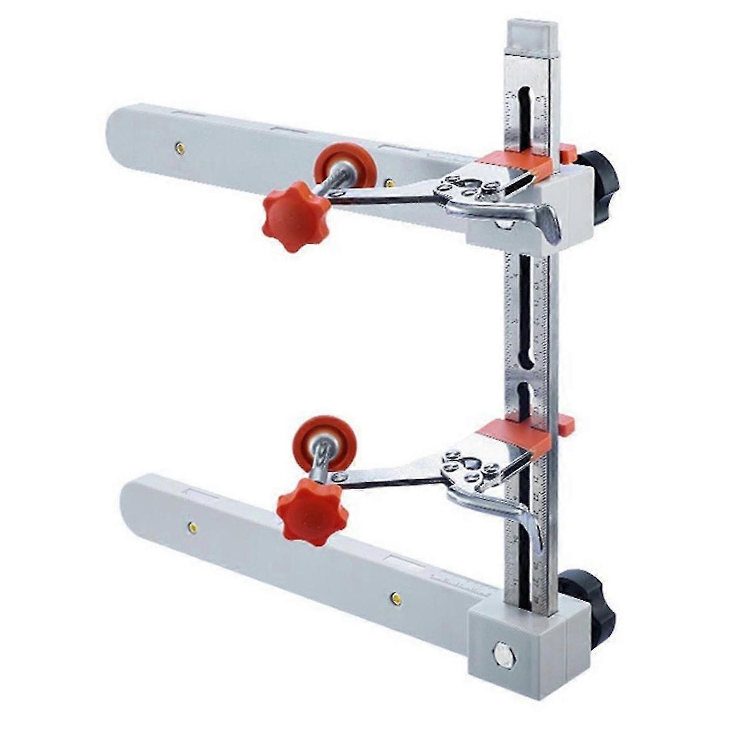1pc Drawer Slide Clamp with Wrench Clamp and Magnetic Arm Engraved Dual Scale Markings Multifunction