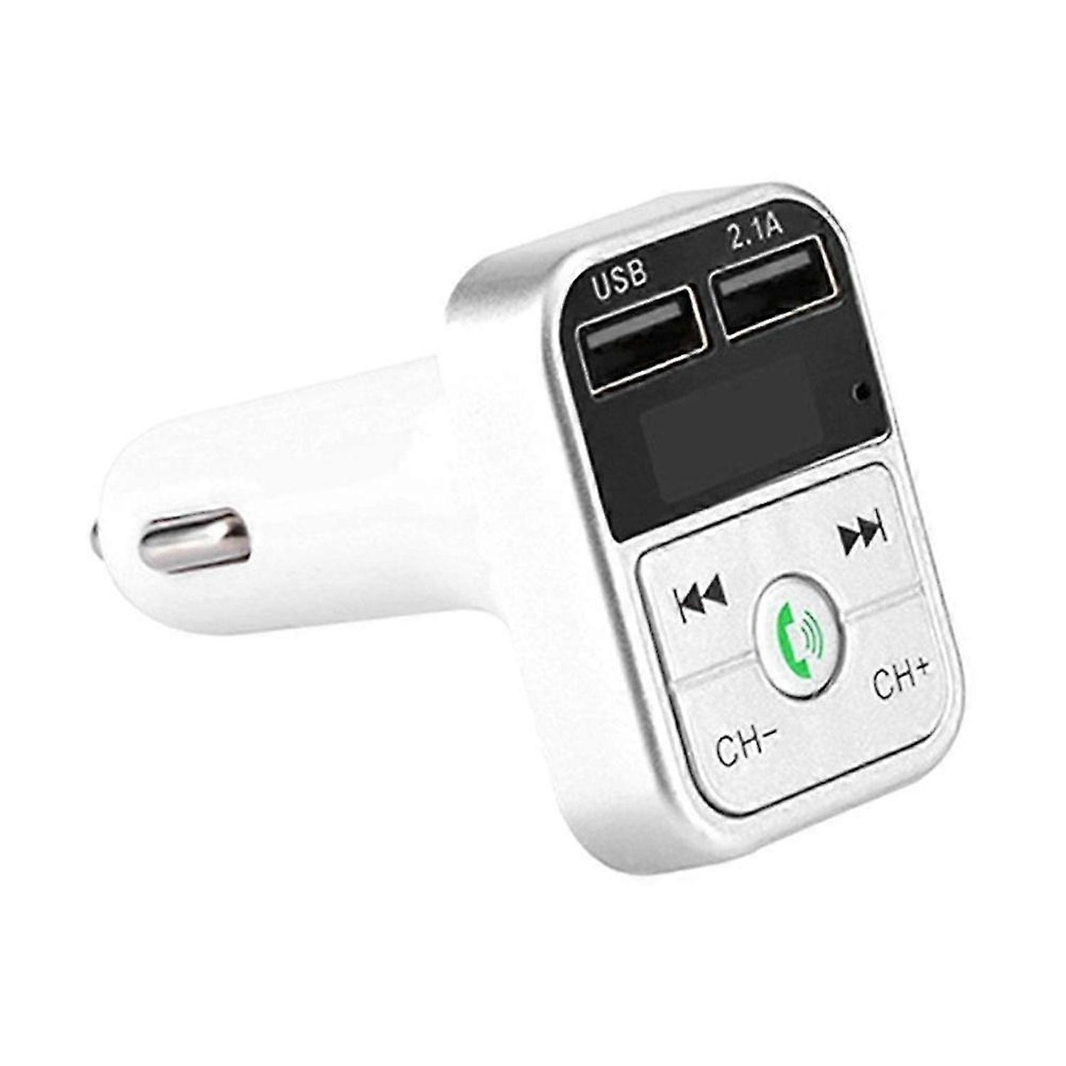 Car Bluetooth FM Transmitter B2 Wireless Car Charger Bluetooth Transmitter MP3 Player 2 USB Lighter