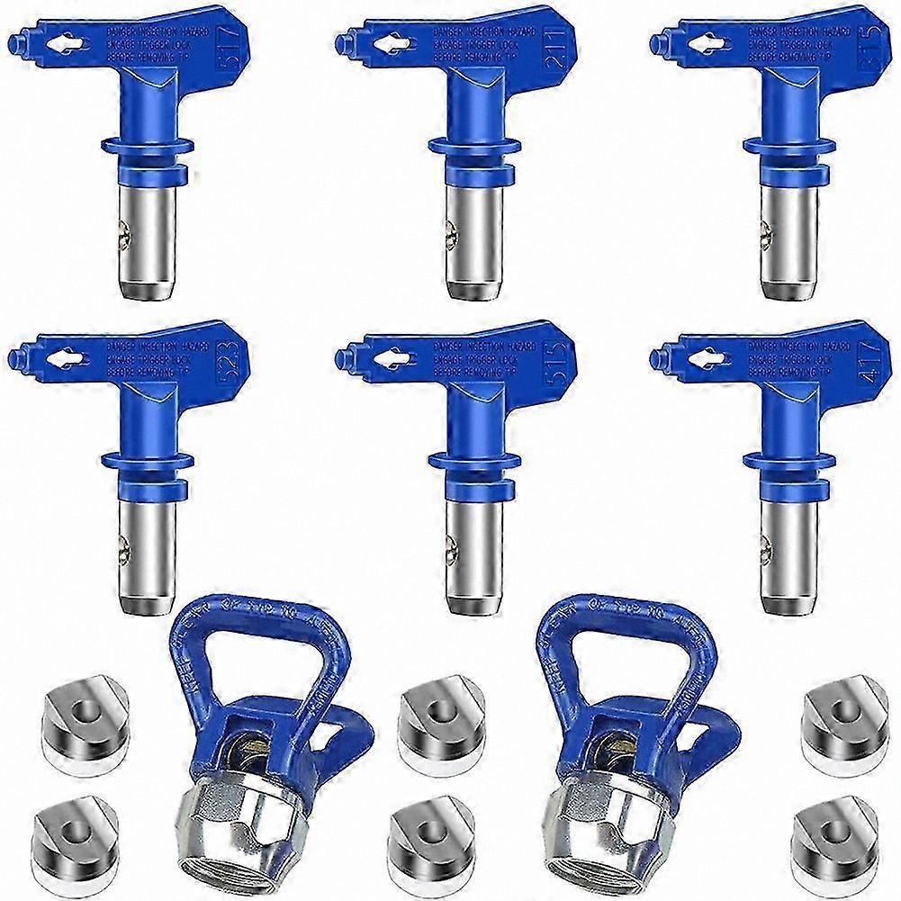Nozzles for Airless Paint Sprayers, Reversible Spray Tips Set for Painting Projects