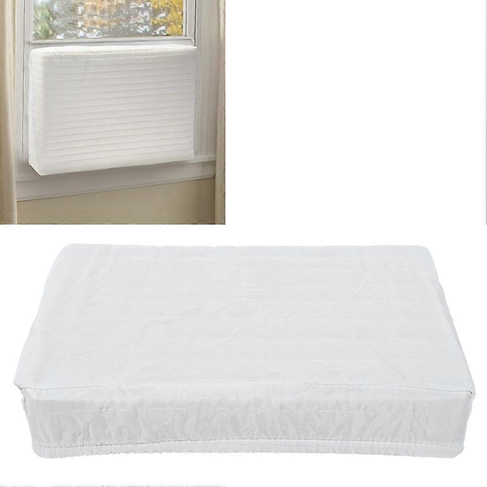 Indoor AC Cover 63x43x7cm White Double Insulation Dustproof