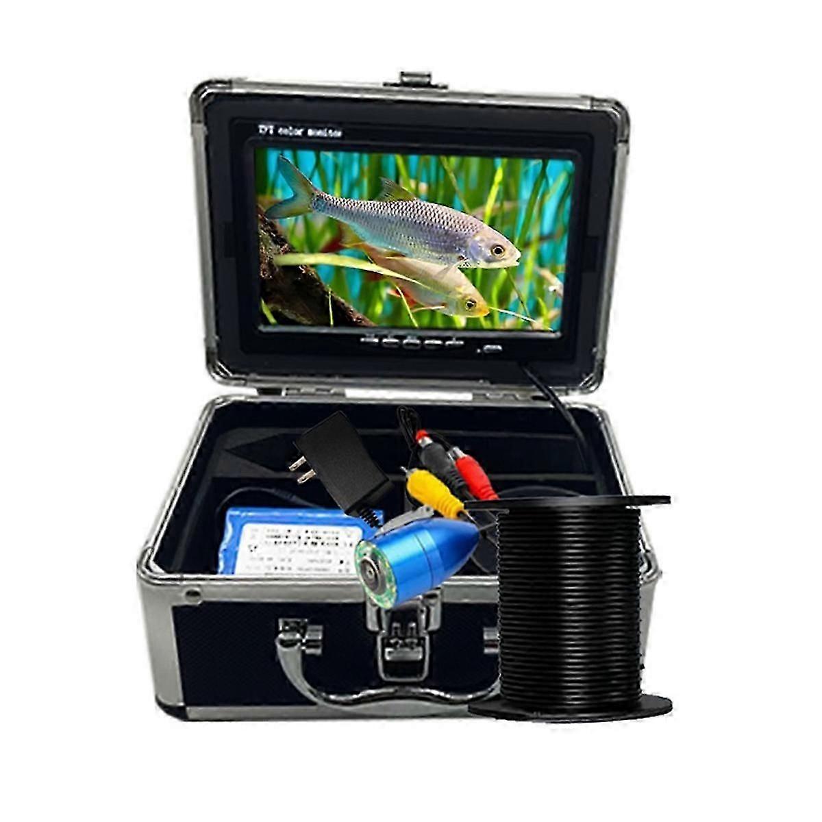 Caméra de pêche sous-marine Moniteur LCD Fish Finder Étanche 1000TVL Caméra de pêche Lumières infrarouges