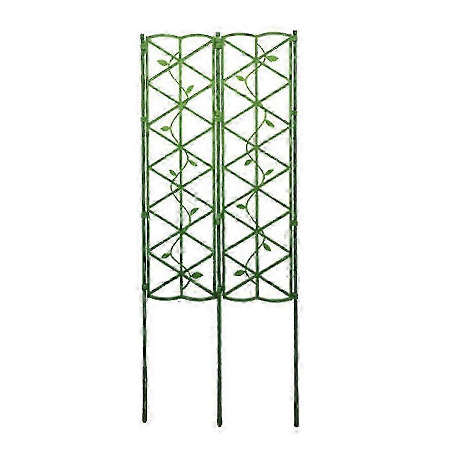 Climbing Plant Support, Garden Trellis with 2 Rods and 1 Grid 2025