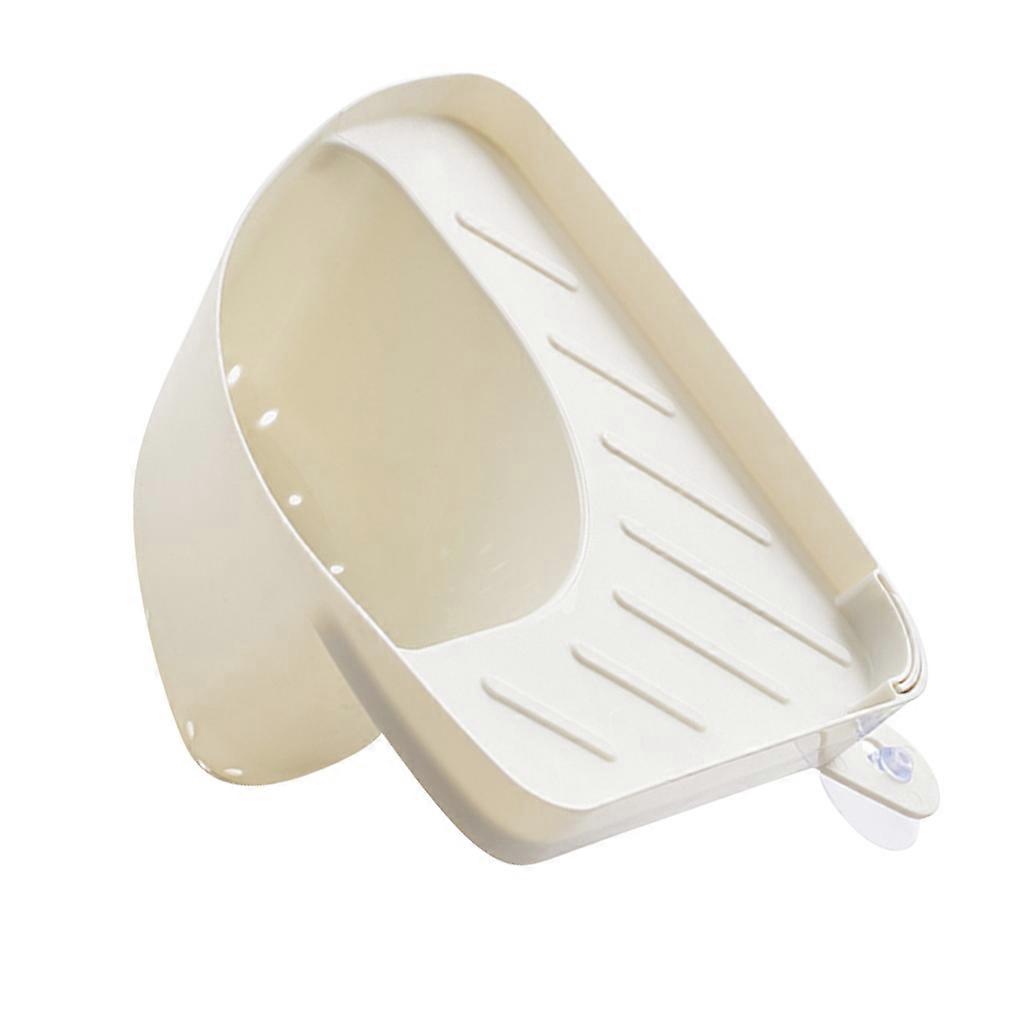 Sink Basket Triangular Draining Sink Rack Suction Cup Plastic Kitchen Storage Holder Shelf