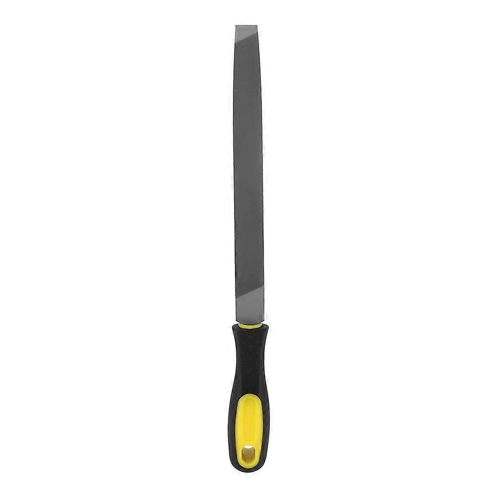 8in Flat Mill File Smooth Blade with Handle Edge File Sharpening Tool Engineers Engineering Metal