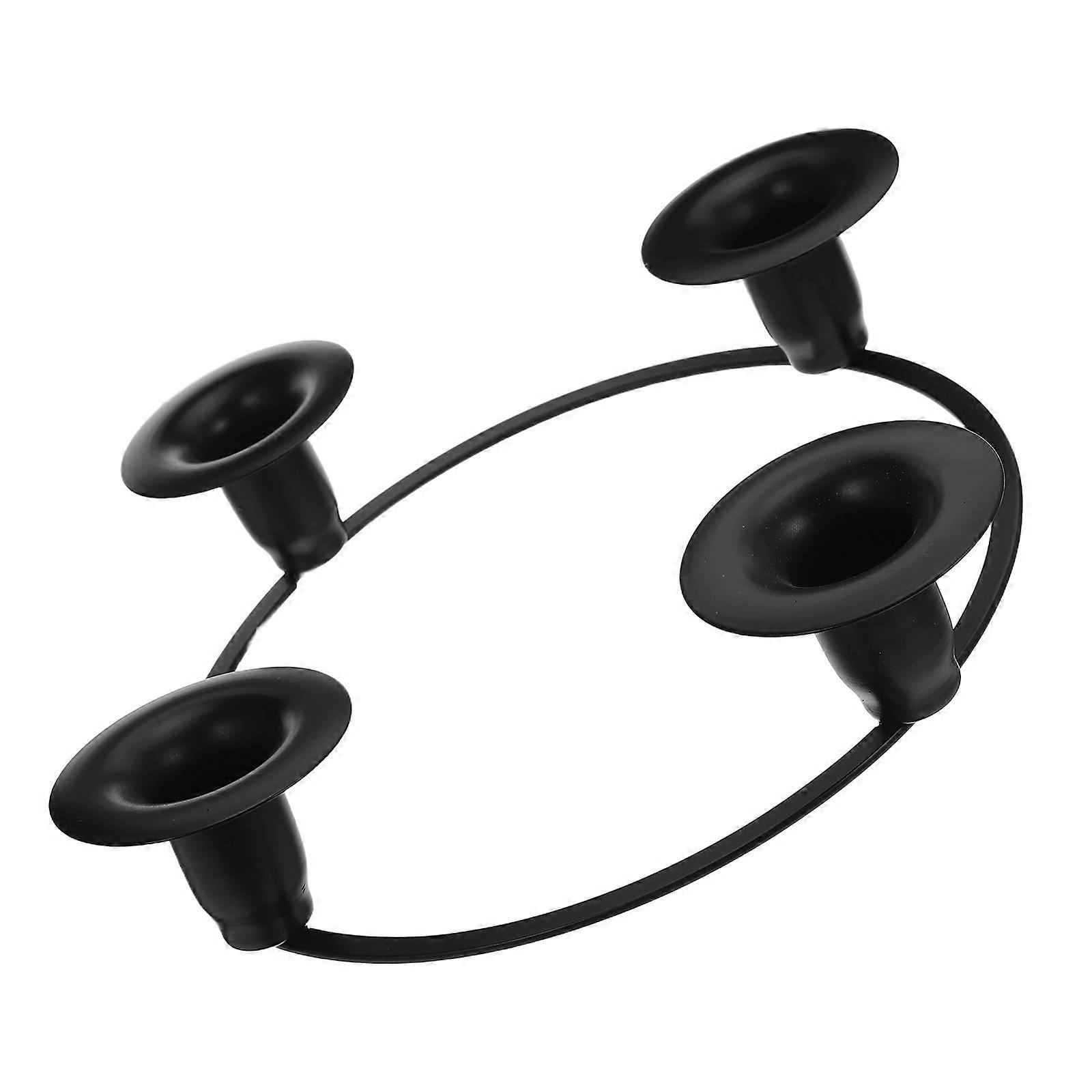 Christmas Advent Candle Holder Ring Metal Craft for Dining Table 4-Cup