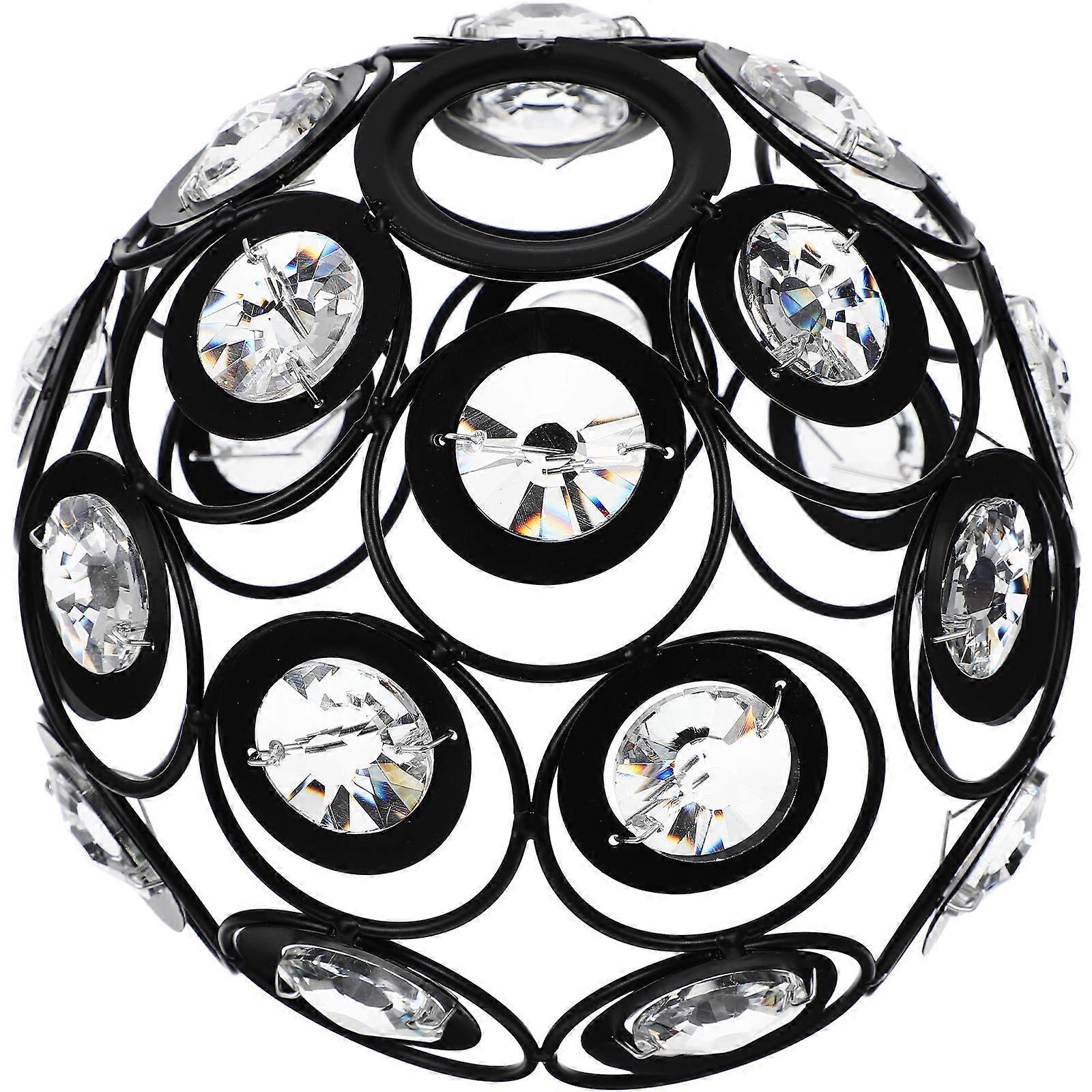 Delicate Light Shade for Home Use with 2Pcs Crystal Ceiling Lamp Cover