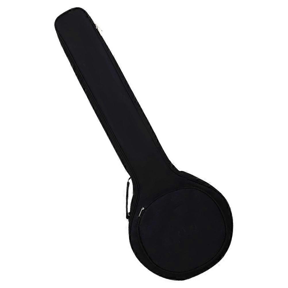 Banjo Case Waterproof Instrument Case for Musical Instruments Black Oxford Cloth Featuring Instrument Protection 1Pcs